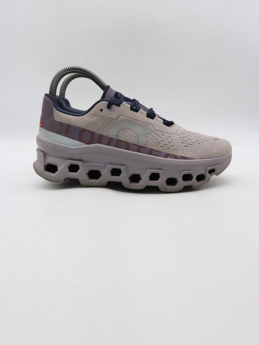 On Running Cloudmonster Shoes Women's Size 6.5 Gray Casual Athletic Sneakers